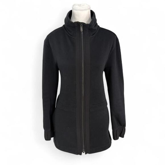 Lululemon Jackets & Blazers - Lululemon Light as Warmth Black Full Zip Jacket women’s size 4 retail $148
